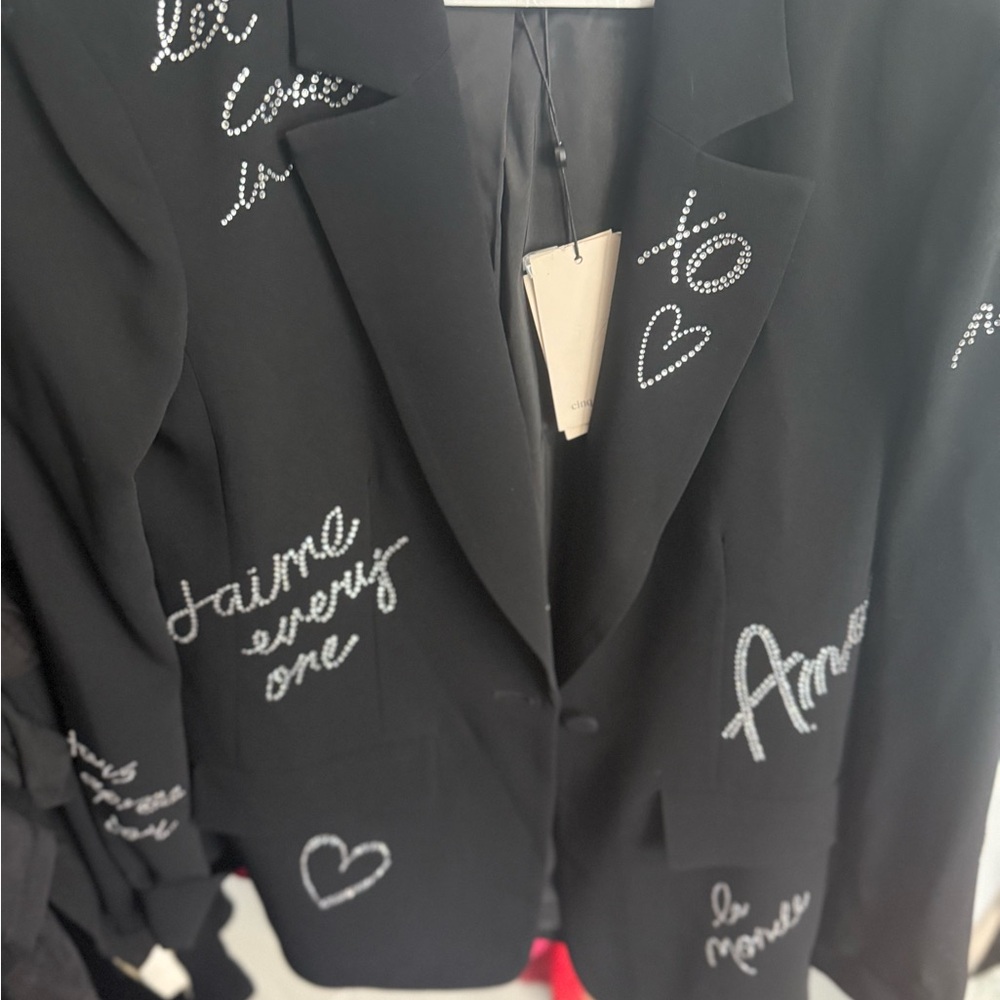 Cindie Embellished Blazer Cinq a Sept